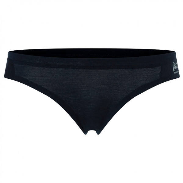 super.natural - Women's Base Thong 175 - Merinounterwäsche Gr XXL schwarz