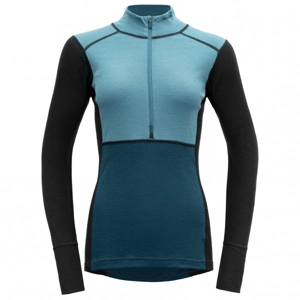 Image of Devold - Women"s Lauparen Merino 190 Zip Neck - Merinounterwäsche Gr L blau'