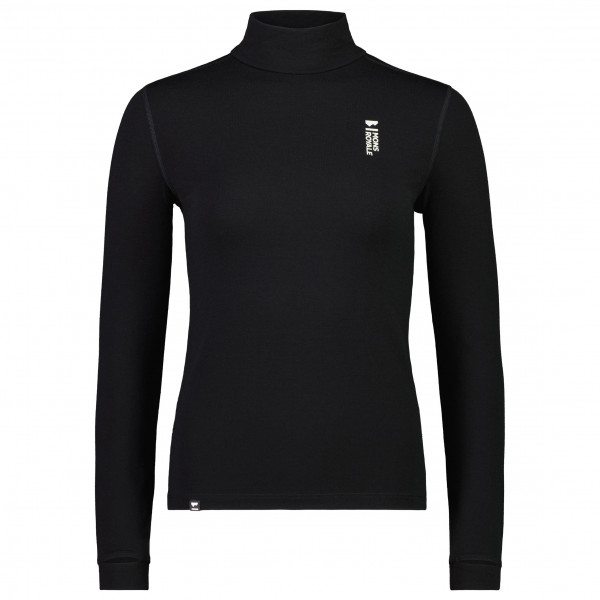 Image of Mons Royale - Women"s Cascade Mock Neck L/S - Merinounterwäsche Gr L schwarz'
