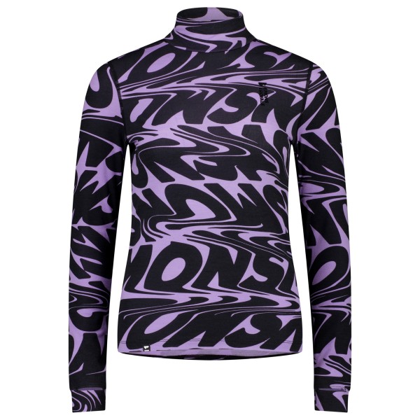 Image of Mons Royale - Women"s Cascade Mock Neck L/S - Merinounterwäsche Gr L;M;S;XL;XS blau;schwarz'