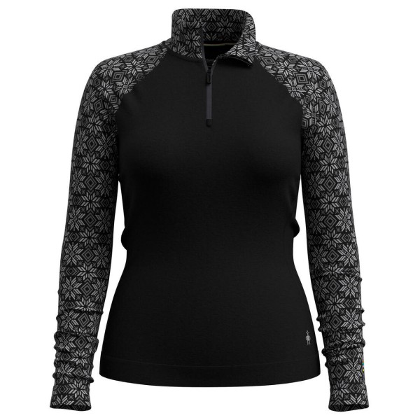 Image of Smartwool - Women"s Classic Thermal Merino BL 1/4 Zip Boxed - Merinounterwäsche Gr L schwarz'