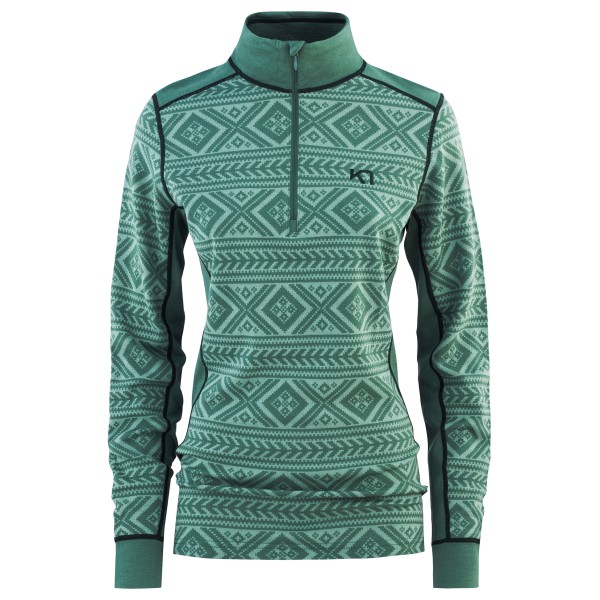 Image of Kari Traa - Women's Floke Half Zip - Merinounterwäsche Gr L;M;S;XL;XS blau/grau;türkis bei Bergfreunde.ch - der Outdoor Shop