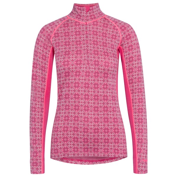 Image of Kari Traa - Women"s Rose Light Half Zip - Merinounterwäsche Gr S rosa'