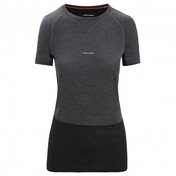Image of Icebreaker - Women"s 125 Zoneknit S/S Crewe - Merinounterwäsche Gr S;XS grau/schwarz;rot'
