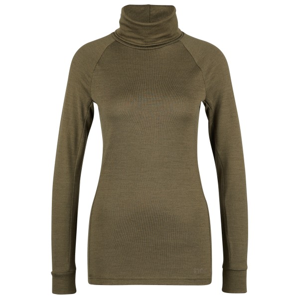 Image of Stoic - Women"s Merino240 SvenstaSt. Turtle Neck - Merinounterwäsche Gr 34;36;38 oliv;schwarz'