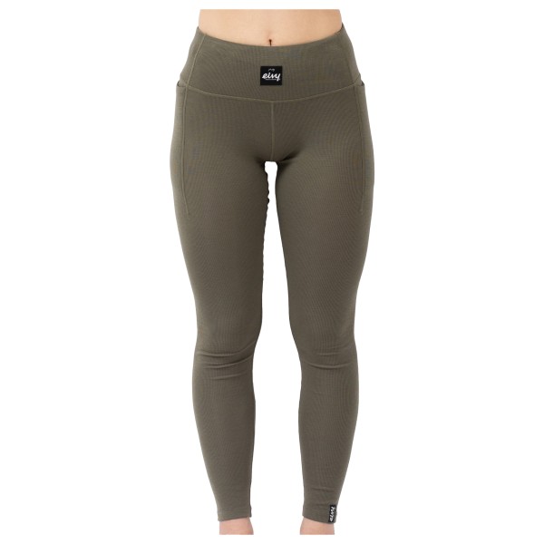 Eivy – Women’s Pocket Wool Rib Tights – Merino-ondergoed maat XS, Bruin