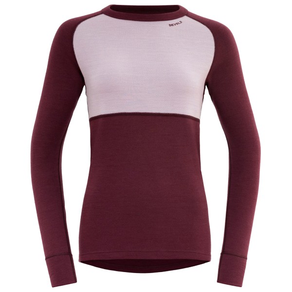 Image of Devold - Women"s Expedition Merino Silk Shirt - Merinounterwäsche Gr L rot'