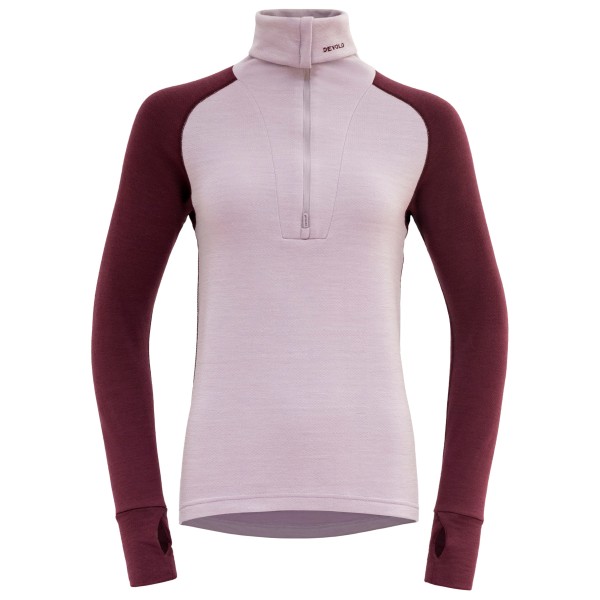 Image of Devold - Women"s Expedition Merino Silk Zip - Merinounterwäsche Gr L lila'