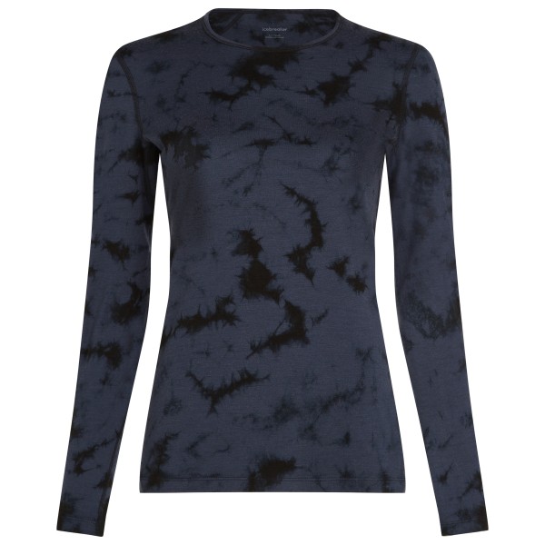 Image of Icebreaker - Women"s 200 Oasis L/S Crewe Cloud Dye - Merinounterwäsche Gr L blau'