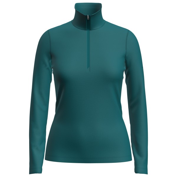 Icebreaker – Women’s 200 Oasis L/S Half Zip – Merinolongsleeve maat XS, /turkoois Blauw