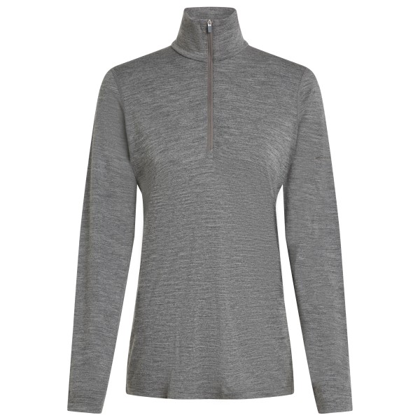 Icebreaker - Women's 200 Oasis L/S Half Zip - Merinolongsleeve Gr S grau