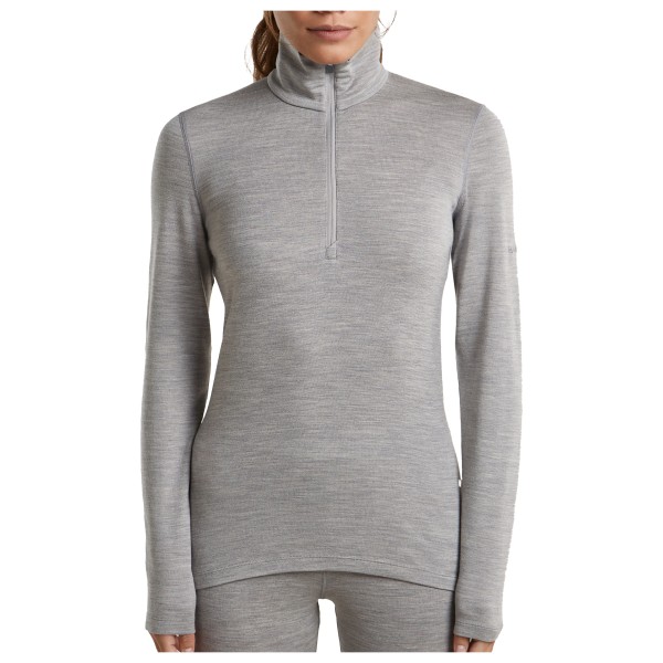 Icebreaker - Women's 260 Tech L/S Half Zip - Merinounterwäsche Gr S grau