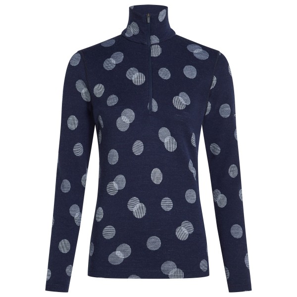 Image of Icebreaker - Women"s 260 Vertex L/S Half Zip Falling Flakes - Merinounterwäsche Gr L;M;S;XL;XS blau'