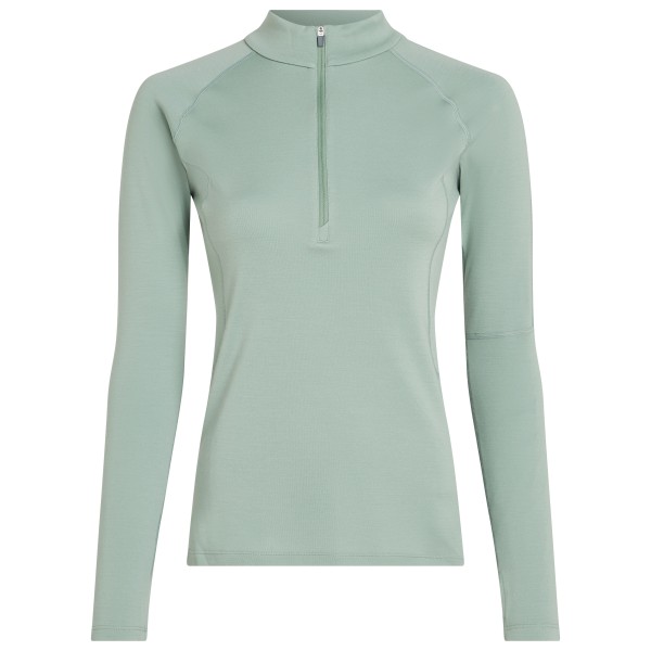 Image of Icebreaker - Women"s 300 MerinoFine Polar L/S Half Zip - Merinounterwäsche Gr L grau'
