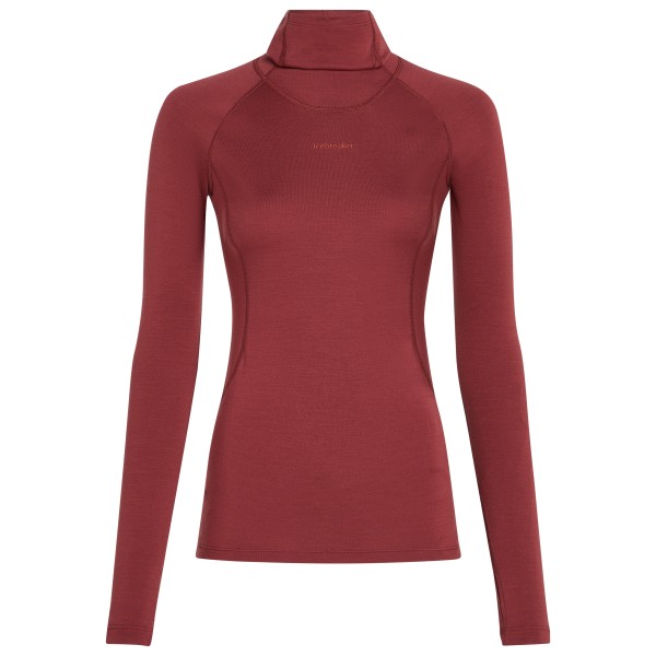Image of Icebreaker - Women"s 300 MerinoFine Polar L/S Roll Neck - Merinounterwäsche Gr L rot'