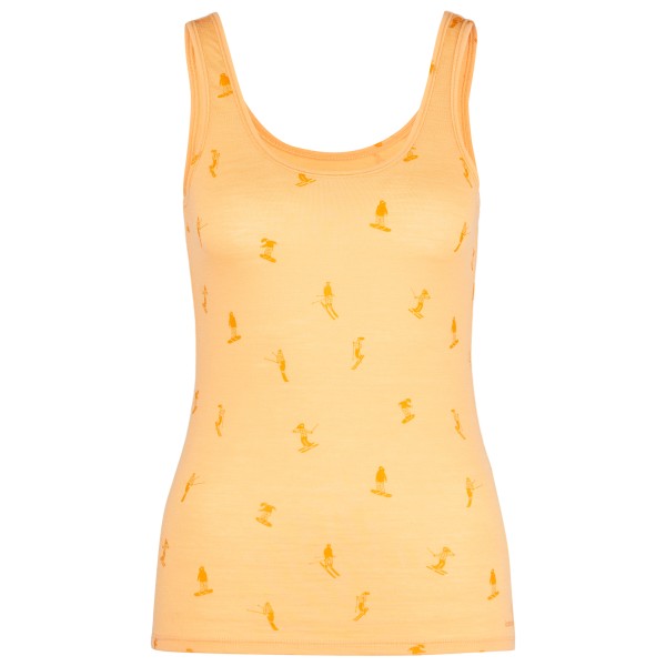 Image of Icebreaker - Women"s Merino 150 Siren Tank Ski Day - Merinounterwäsche Gr L beige'