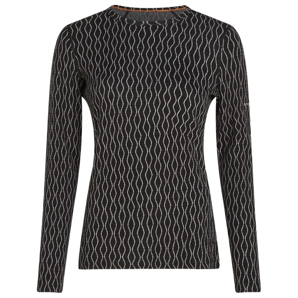 Image of Icebreaker - Women"s Merino 260 Vertex L/S Crewe On-Piste - Merinounterwäsche Gr S grau/schwarz'