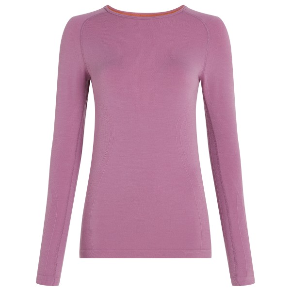Image of Icebreaker - Women"s Merino 260 Zoneknit Seamless L/S Crewe - Merinounterwäsche Gr L rosa'