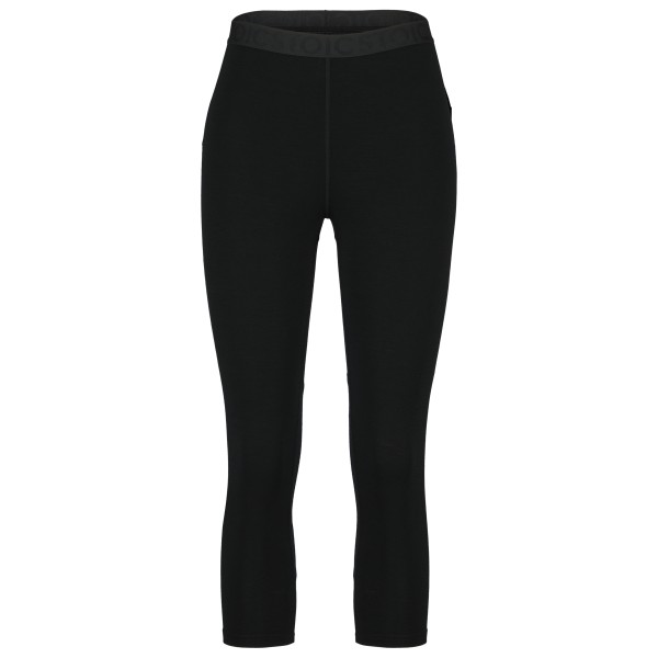 Stoic MerinoMesh150 SadjemSt 3/4 Pants Merinounterwäsche Damen (Gr XXL |schwarz)