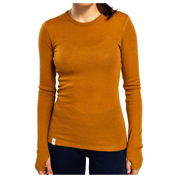 Image of Ulvang - Women"s Alltime Lead Longsleeve Rib Tee - Merinounterwäsche Gr L orange'