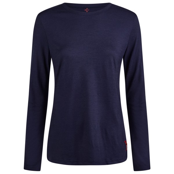Image of Transhumance - Women"s Basic Shirt Langarm - Merinounterwäsche Gr L;M;S;XS blau;schwarz'