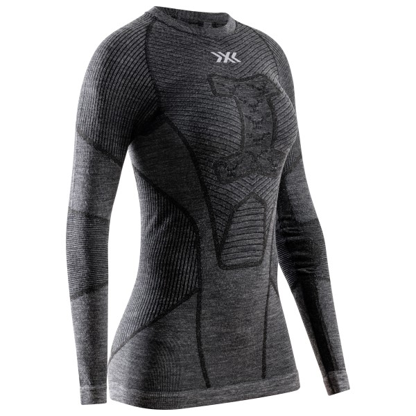 Image of X-Bionic - Women"s Symbio Merino Shirt L/S - Merinounterwäsche Gr L grau/schwarz'