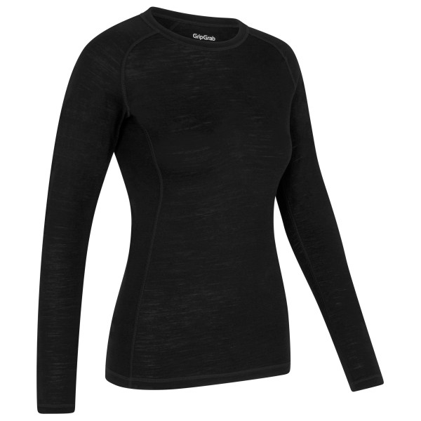 Image of GripGrab - Women"s Merino Blend Thermal L/S Base Layer - Merinounterwäsche Gr L;M;S;XL;XS schwarz'