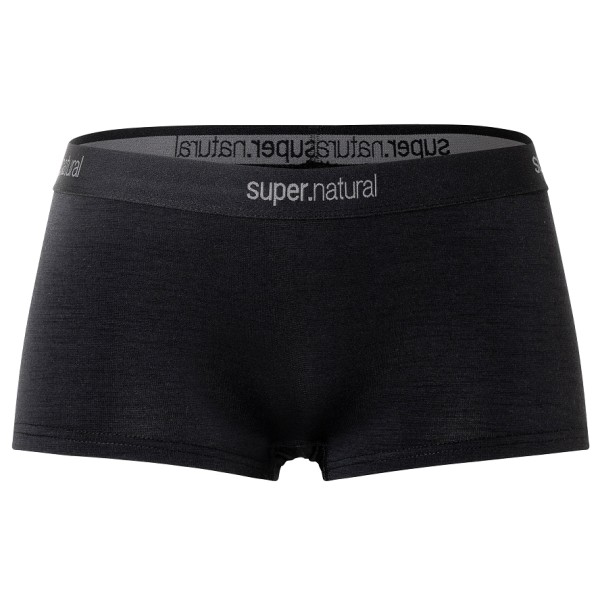 super.natural - Women's Semplice Hipster - Merinounterwäsche Gr M schwarz