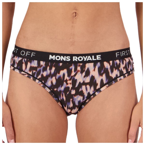 Mons Royale Folo Merino Briefs Merinounterwäsche Damen Trekking (Gr XL |rosa)