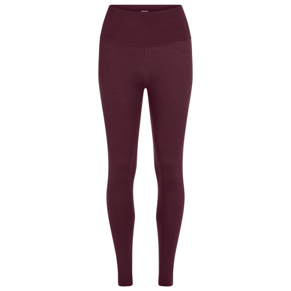 Icebreaker - Women's Merino 200 Oasis High Rise Leggings - Merinounterwäsche Gr L rot