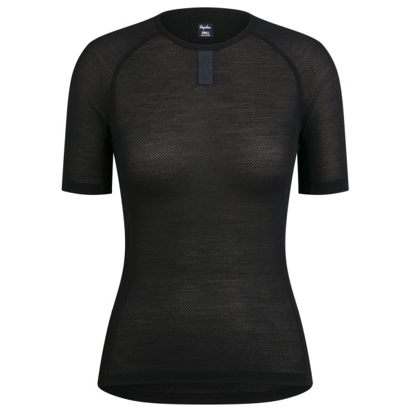 Rapha Merino Lightweight Base Layer S/S Merinounterwäsche Damen (Gr XL |schwarz)