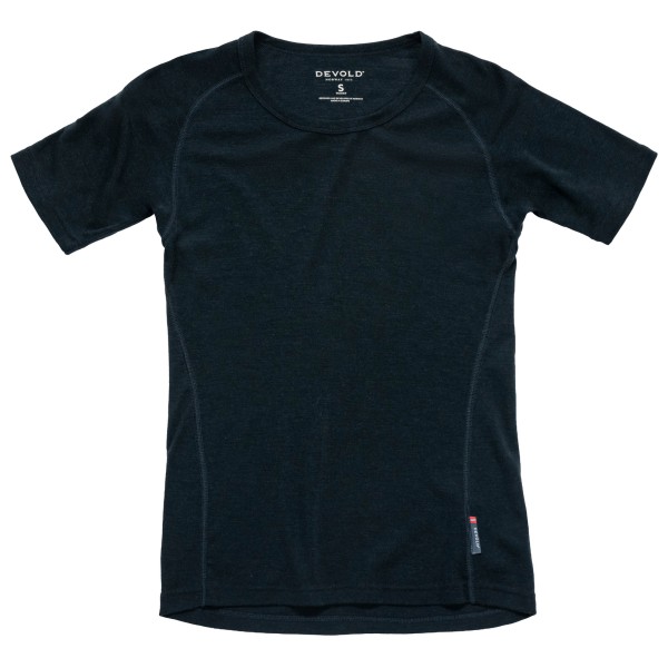 Devold - Women's Adventure Merino 190 Tee - Merinoshirt Gr L schwarz