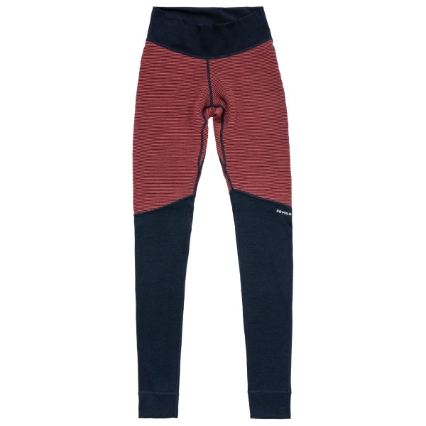 Devold - Women's Reverso Merino Longs - Merinounterhose Gr L blau/rot