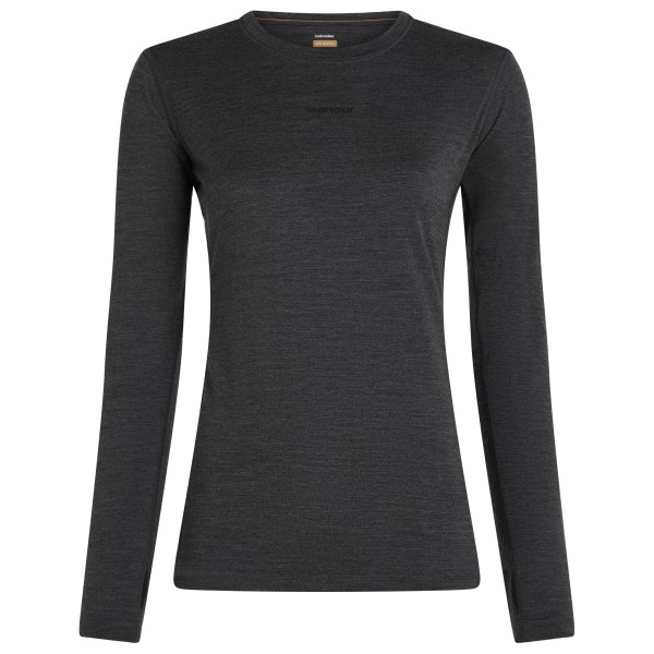 Icebreaker - Women's 200 Merinofine Ace L/S Crewe - Merinounterwäsche Gr XS schwarz