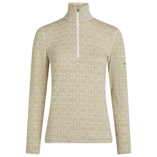 Icebreaker - Women's Merino 260 Oasis L/S Half Zip Alpine Geo - Merinounterwäsche Gr S beige