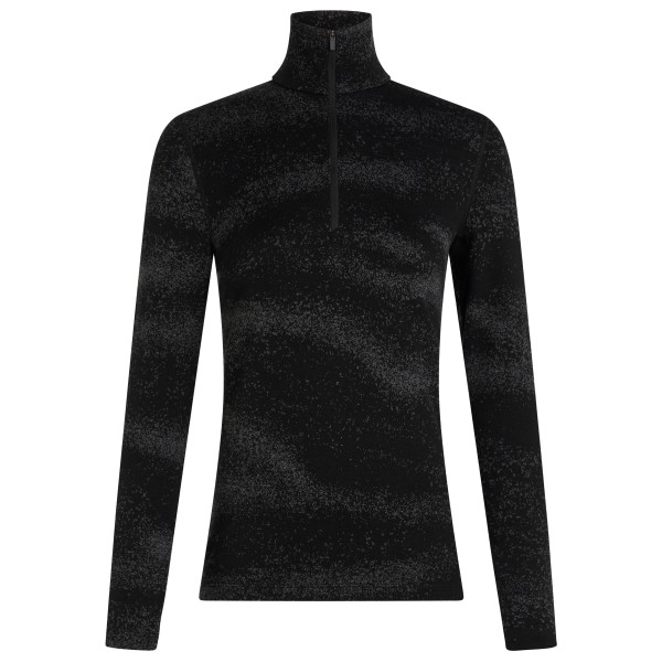 Icebreaker - Women's Merino 260 Oasis L/S Half Zip Chillwave - Merinounterwäsche - Black / Obsidian / J | XS