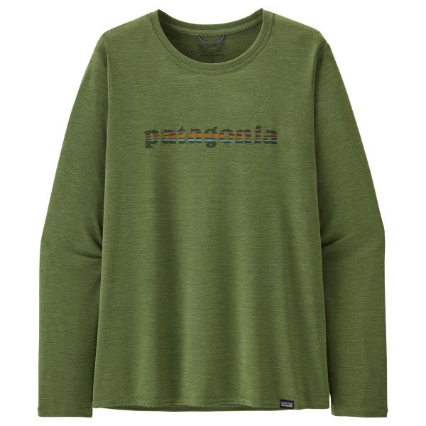 Image of Patagonia - Women"s L/S Cap Cool Daily Graphic Shirt - Longsleeve Gr M oliv'