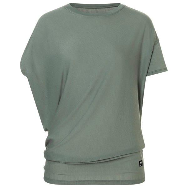 super.natural Women’s Yoga Loose Tee T-shirt olijfgroen