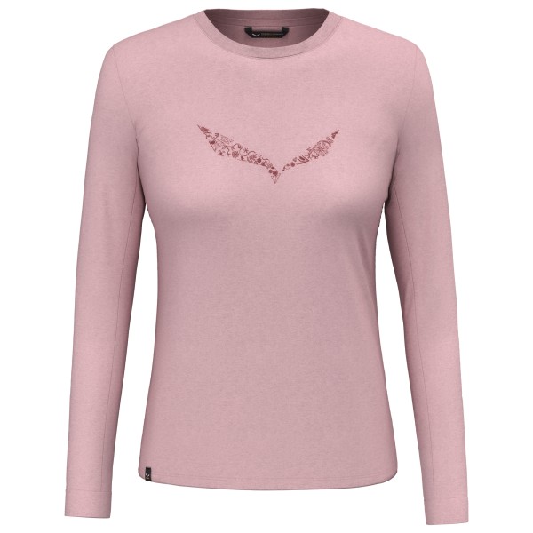 Image of Salewa - Women"s Solidlogo Dry L/S Tee - Funktionsshirt Gr 34 rosa'