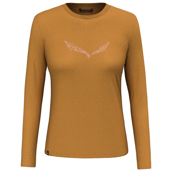 Image of Salewa - Women"s Solidlogo Dry L/S Tee - Funktionsshirt Gr 36 braun'