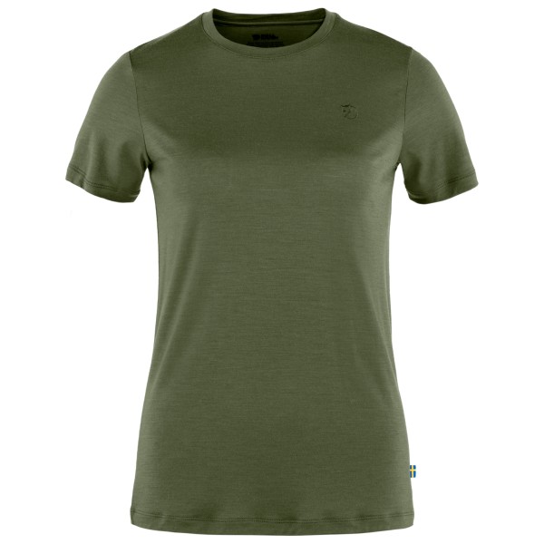 Image of Fjällräven - Women"s Abisko Wool S/S - T-Shirt Gr XS oliv'