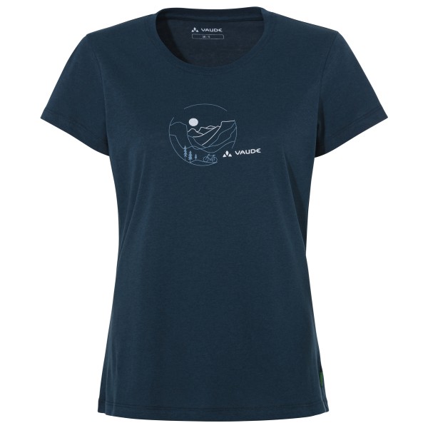 Vaude - Women's Cyclist V - T-Shirt Gr 38 blau