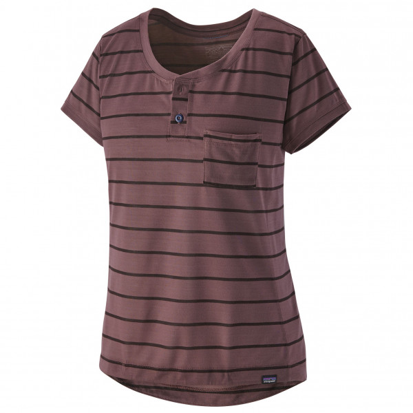 Image of Patagonia - Women's Cap Cool Trail Bike Henley - Funktionsshirt Gr XS braun/lila bei Bergfreunde.ch - der Outdoor Shop
