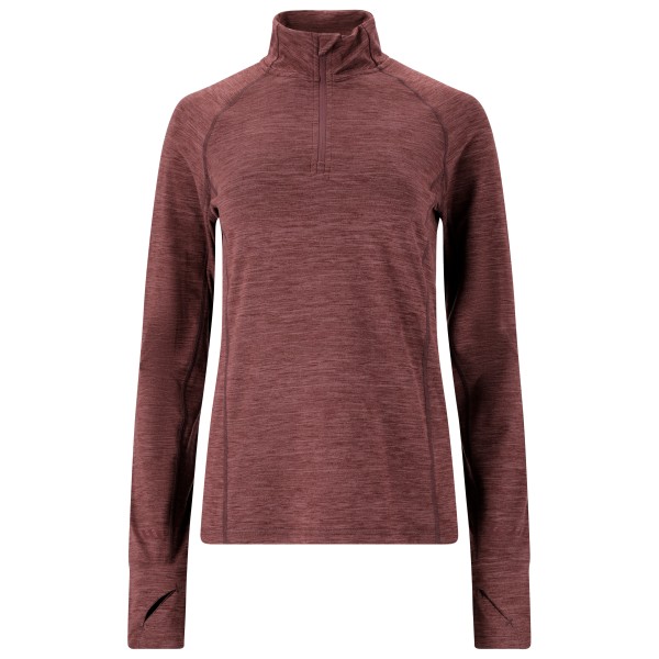 Image of ENDURANCE - Women"s Canna V2 Melange Performance Midlayer - Longsleeve Gr 34 braun'
