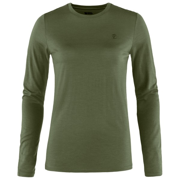 Image of Fjällräven - Women"s Abisko Wool L/S - Merinolongsleeve Gr XS oliv'