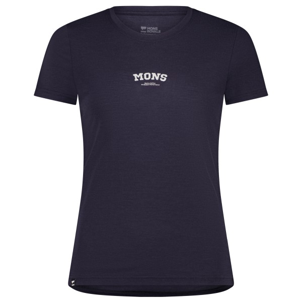 Image of Mons Royale - Women"s Icon Tee - T-Shirt Gr L blau'