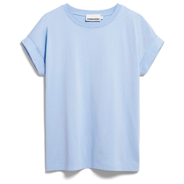 ARMEDANGELS - Women's Idaa Logo - T-Shirt Gr L blau