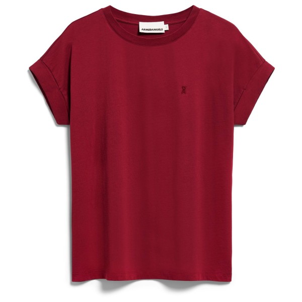 ARMEDANGELS Women’s Idaa Logo T-shirt Rood