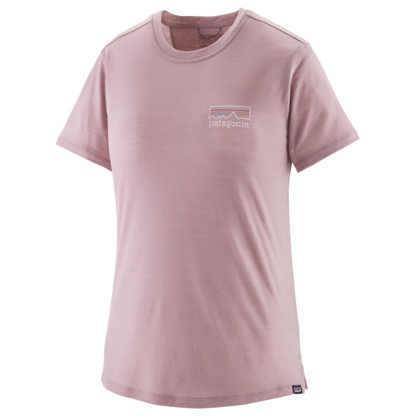 Image of Patagonia - Women"s Cap Cool Merino Graphic Shirt - Merinoshirt Gr L rosa'