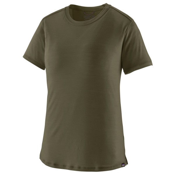 Patagonia Women’s Cap Cool Merino Shirt Merinoshirt Olijfgroen